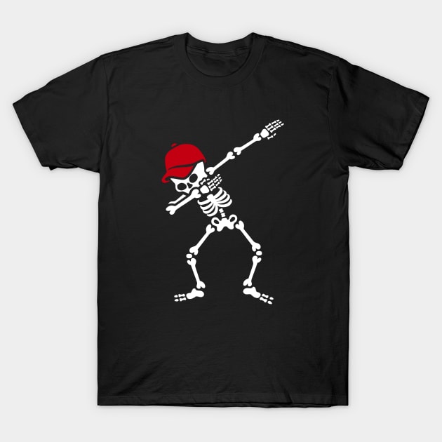 Dabbing skeleton (Dab) baseball cap T-Shirt by LaundryFactory